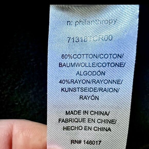 Anthropologie black summer tank dress w/ pockets cotton stretch NWT M/L - Picture 15 of 16